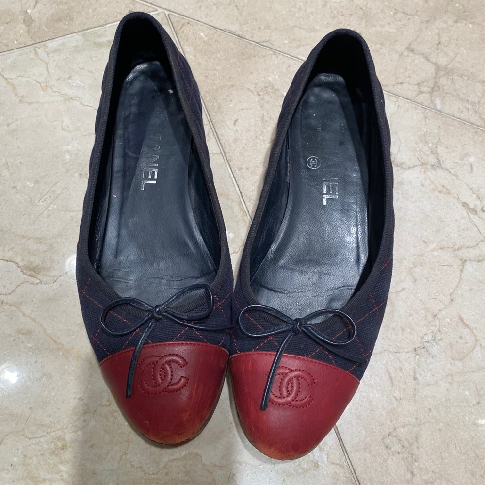 Chanel ballet flats 38.5